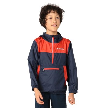 Columbia Jas Jongens, Bloomingport Windbreaker Donkerblauw, 10RWBTPLY